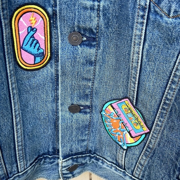 Levi's Corona Capital Music Festival Mexico 2022 Denim Relaxed Trucker Jacket S - Picture 5 of 11